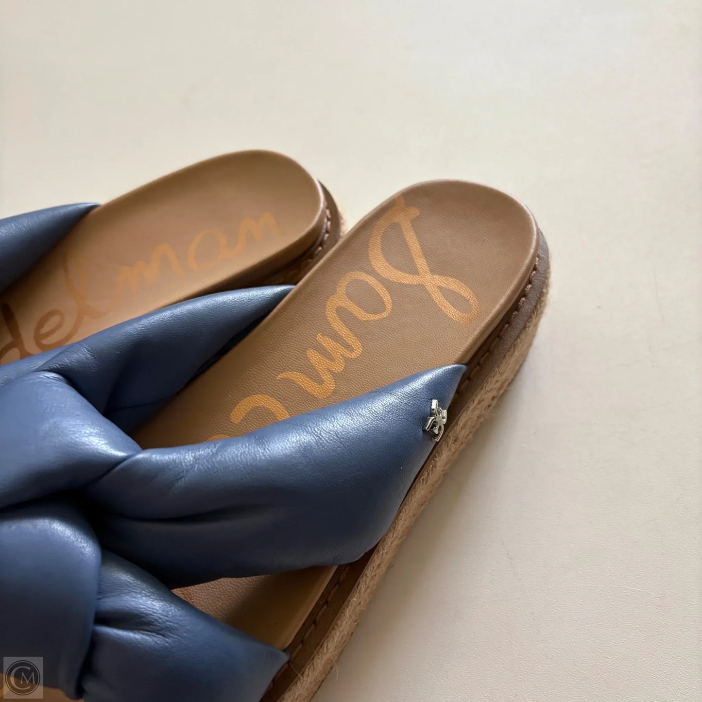 Sandals Heels Block By Sam Edelman In Blue, Size: 8