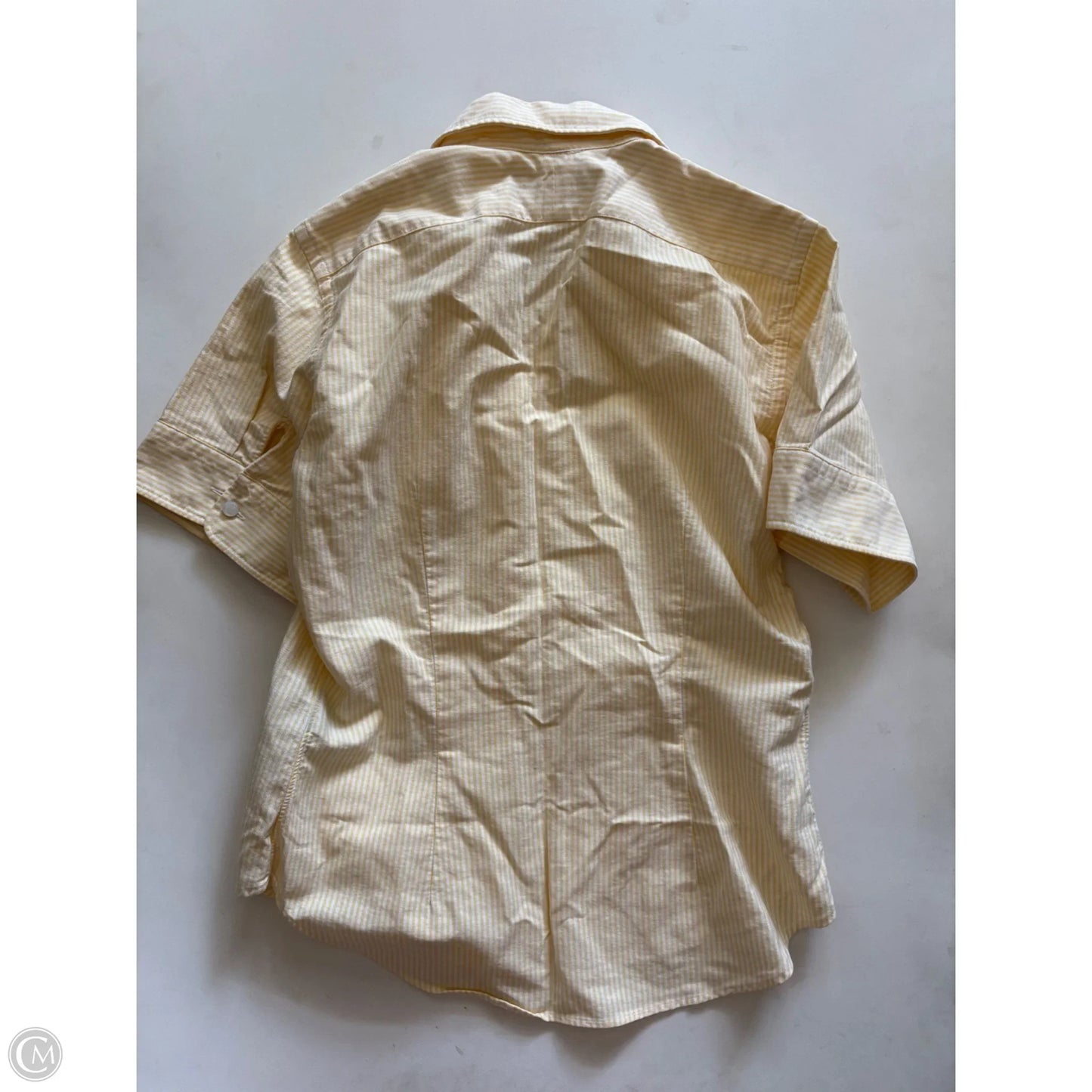 Top Short Sleeve By Ralph Lauren In Striped Pattern, Size: 8