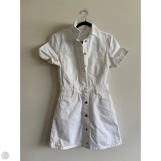 Dress Casual Midi By Zara In White, Size: S