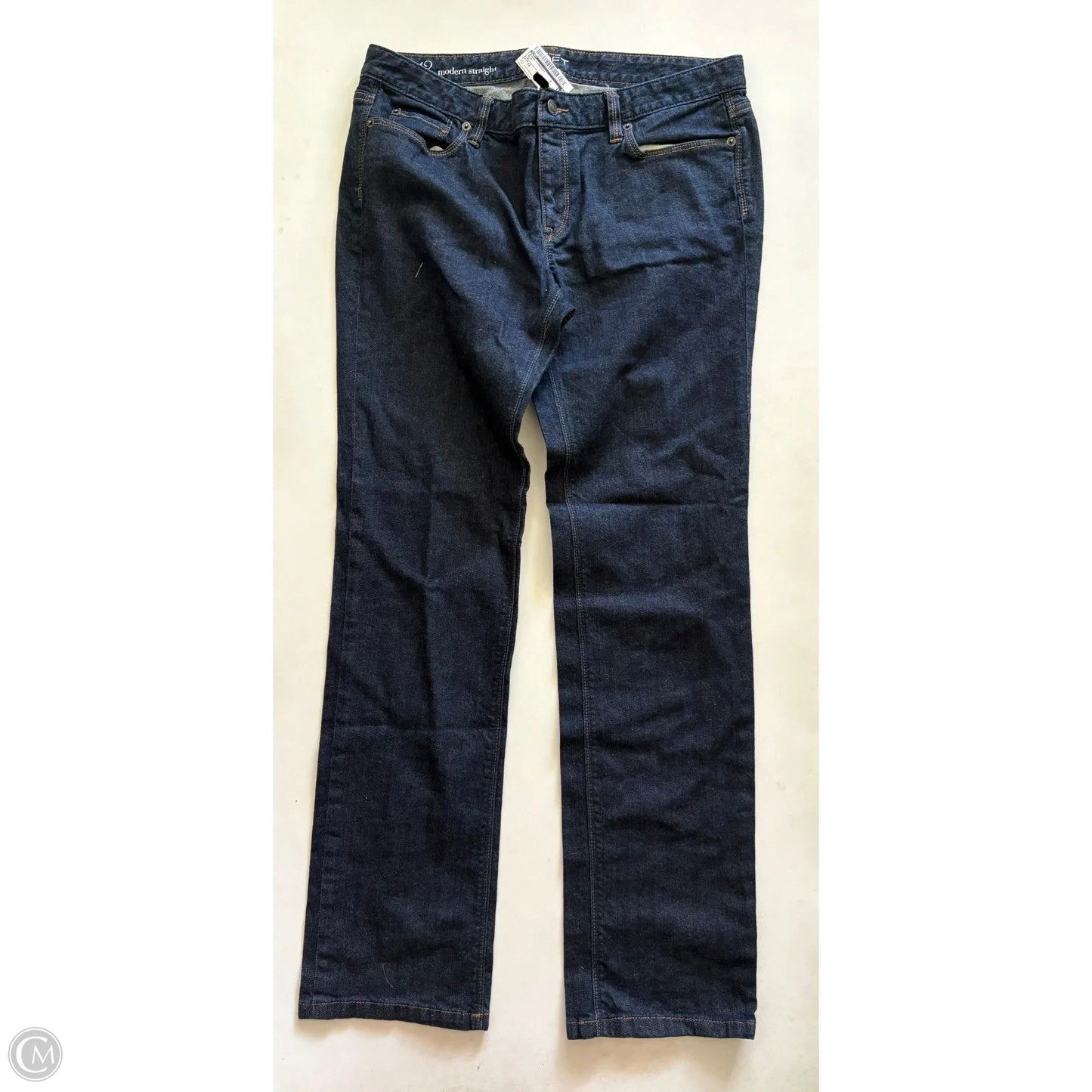 Jeans Straight By Loft In Blue, Size: 12