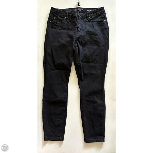 Jeans Skinny By Tahari In Black, Size: 14