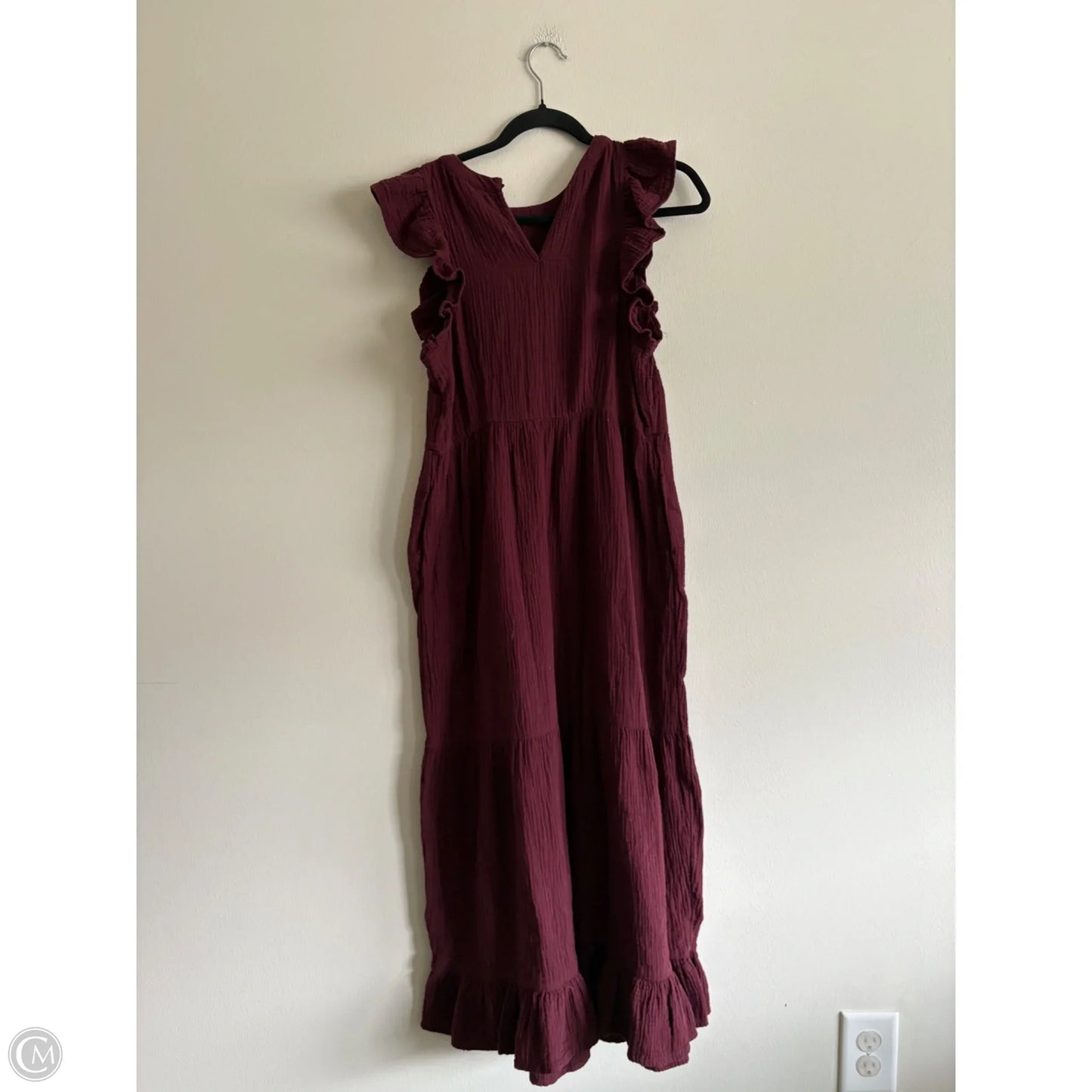 Dress Casual Maxi By Universal Thread In Maroon, Size: S