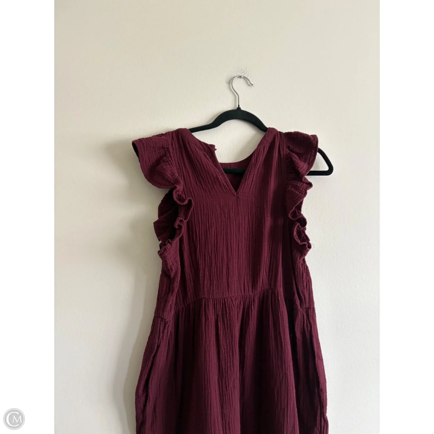 Dress Casual Maxi By Universal Thread In Maroon, Size: S