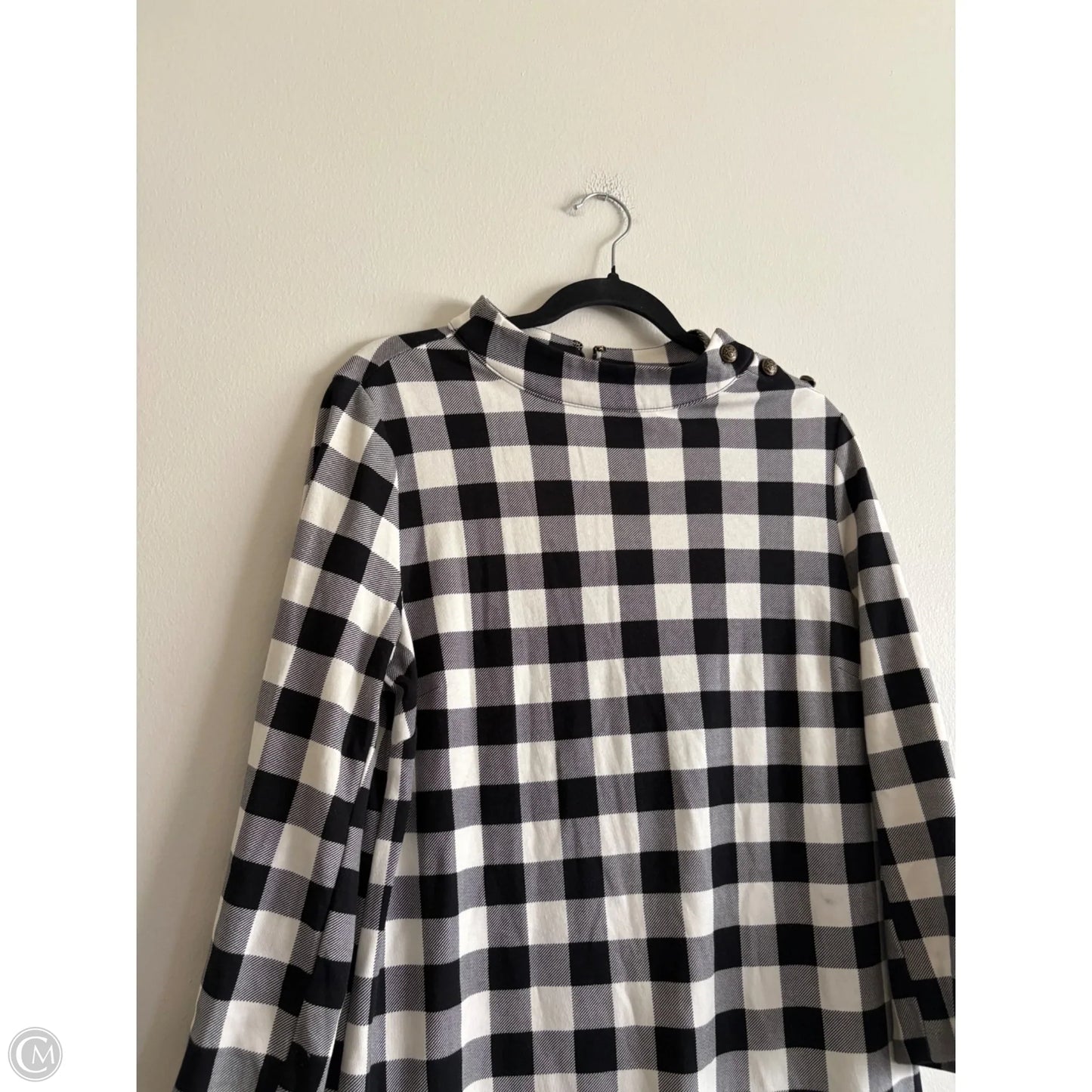 Dress Casual Midi By Talbots In Plaid Pattern, Size: L