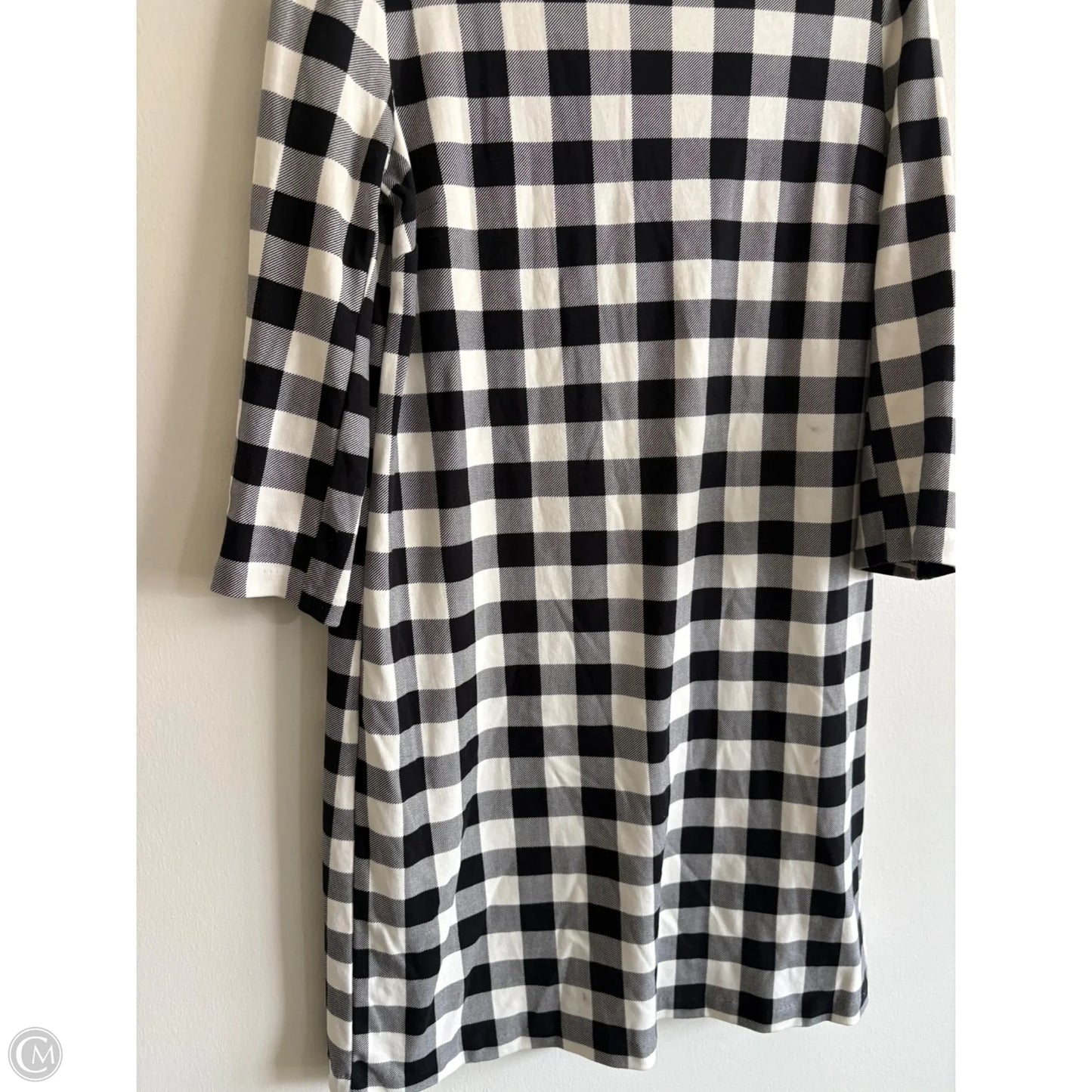 Dress Casual Midi By Talbots In Plaid Pattern, Size: L