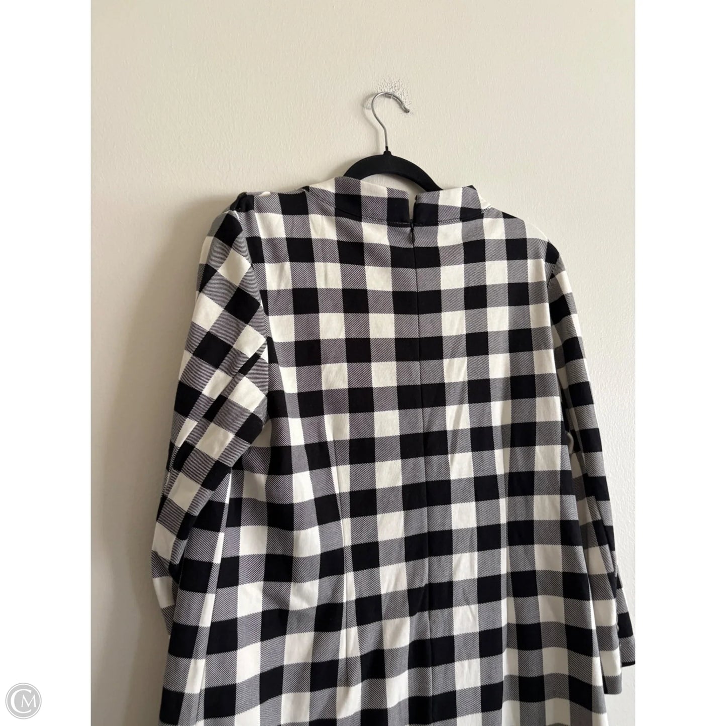 Dress Casual Midi By Talbots In Plaid Pattern, Size: L