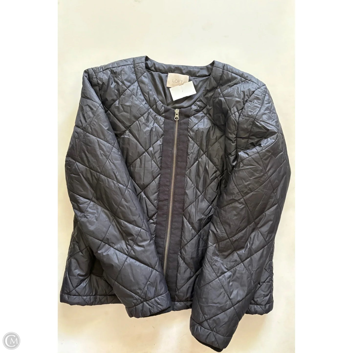 Jacket Puffer & Quilted By Loft In Black, Size: L