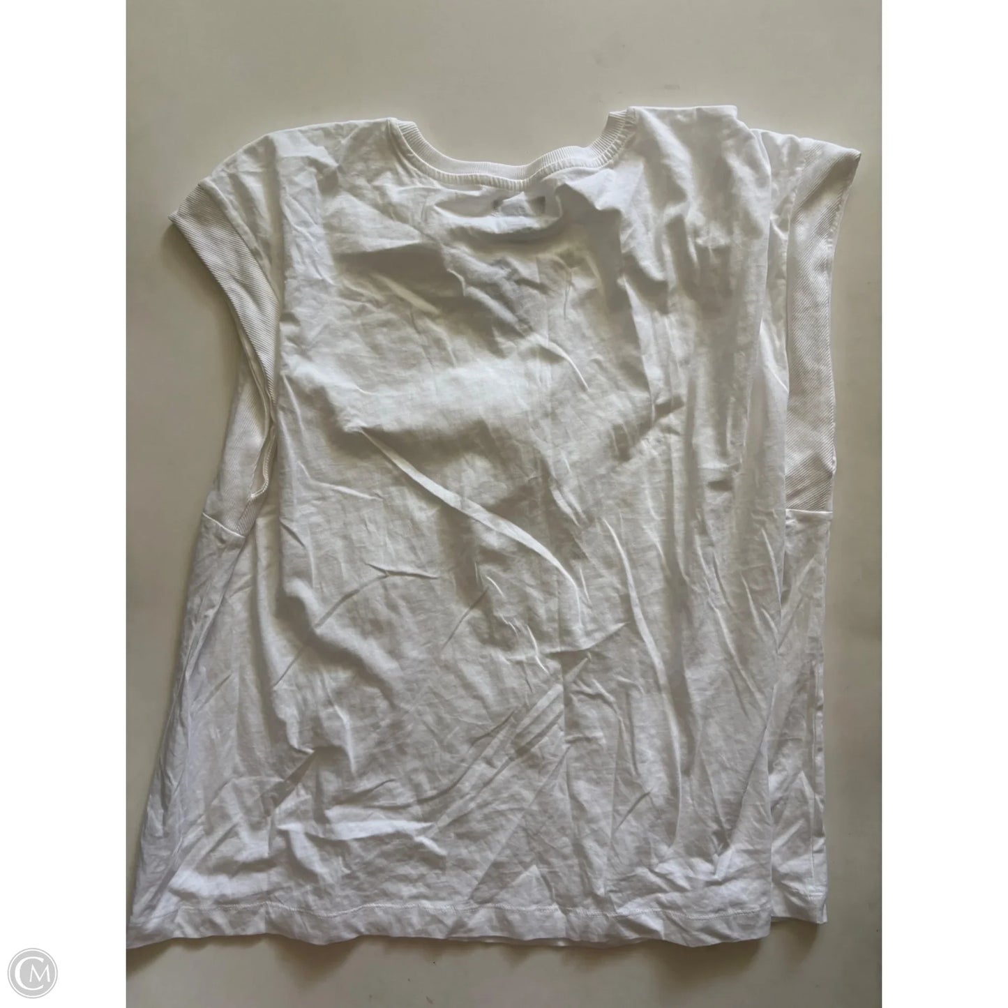 Top Sleeveless By Limited In White, Size: 2x