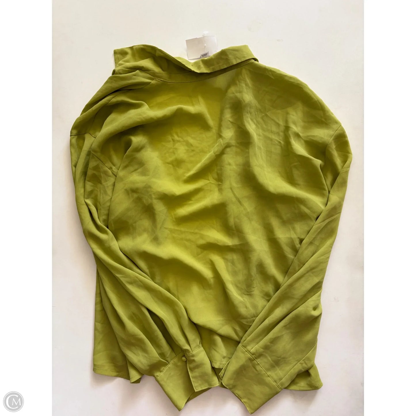 Blouse Long Sleeve By Worthington In Green, Size: 2x