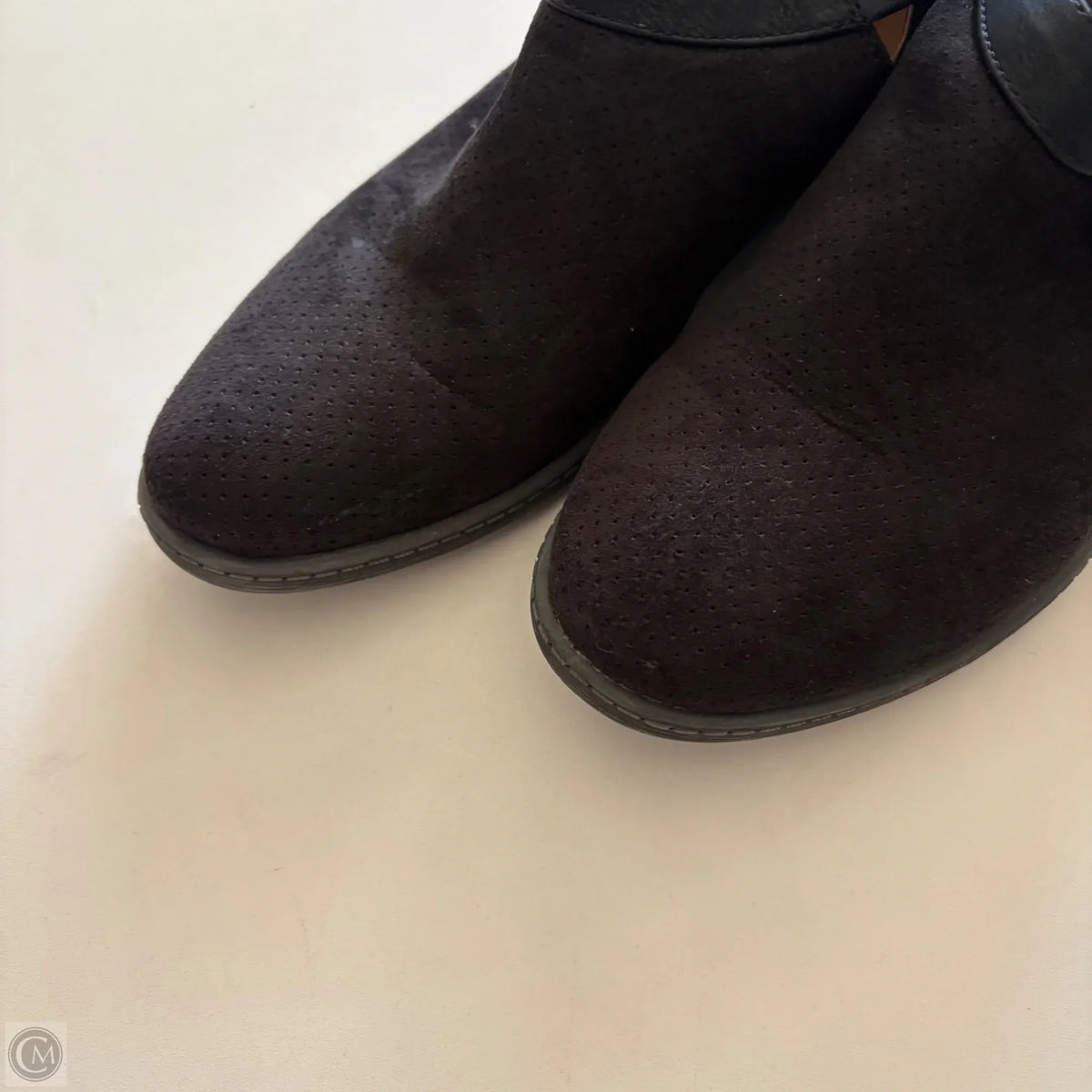 Boots Ankle Heels By Clothes Mentor In Black, Size: 8