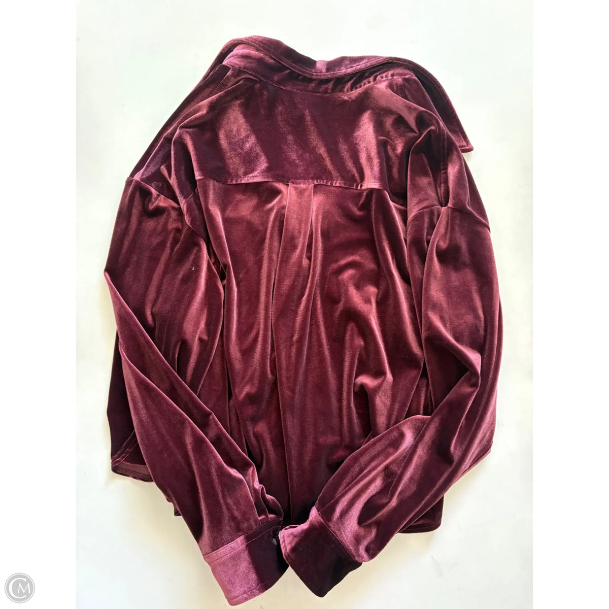 Top Long Sleeve By Old Navy In Maroon, Size: Xl