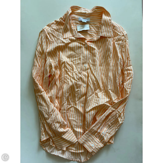 Top Long Sleeve By Liz Claiborne In Striped Pattern, Size: L
