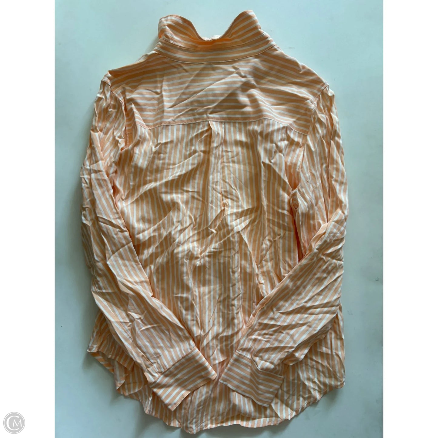 Top Long Sleeve By Liz Claiborne In Striped Pattern, Size: L