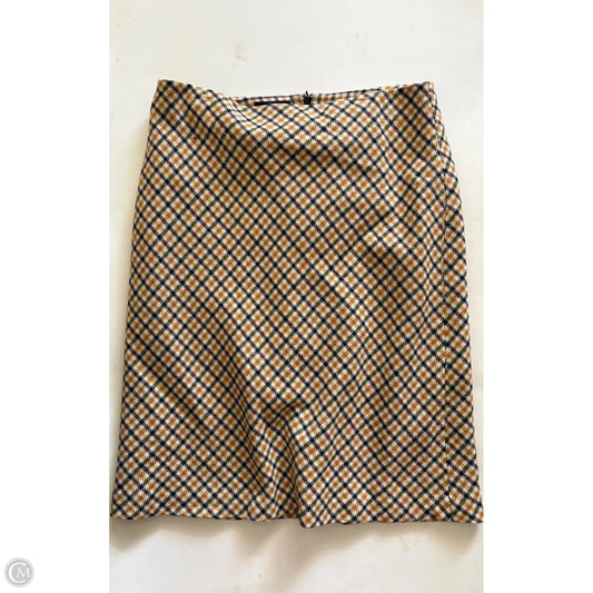 Skirt Midi By Talbots In Plaid Pattern, Size: 14