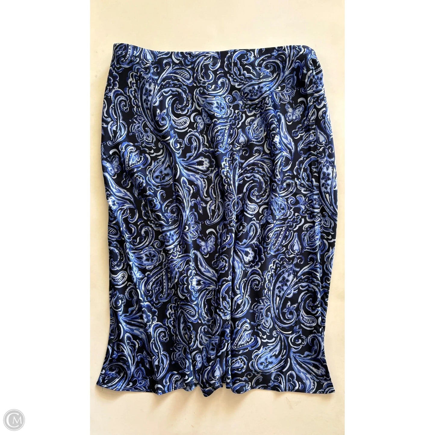 Skirt Maxi By Talbots In Blue, Size: 18