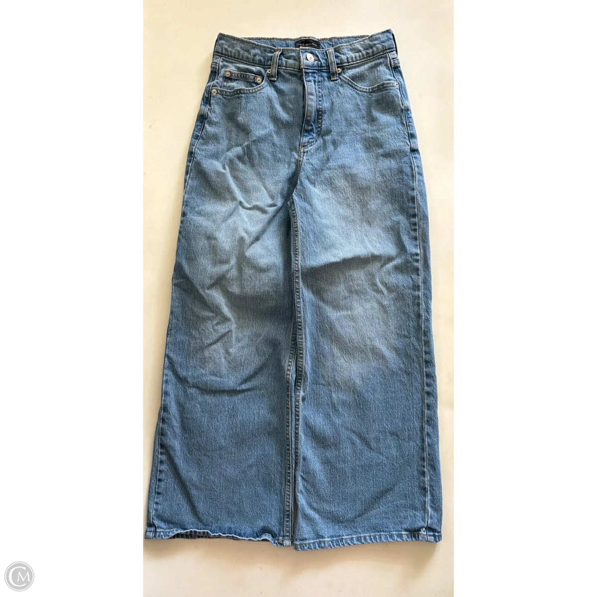 Jeans Wide Leg By Free Assembly In Blue, Size: 6