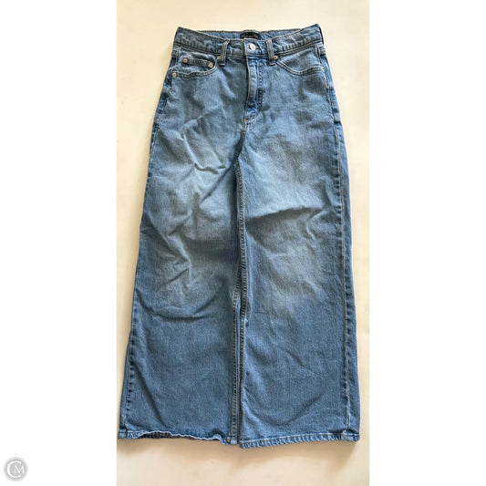 Jeans Wide Leg By Free Assembly In Blue, Size: 6