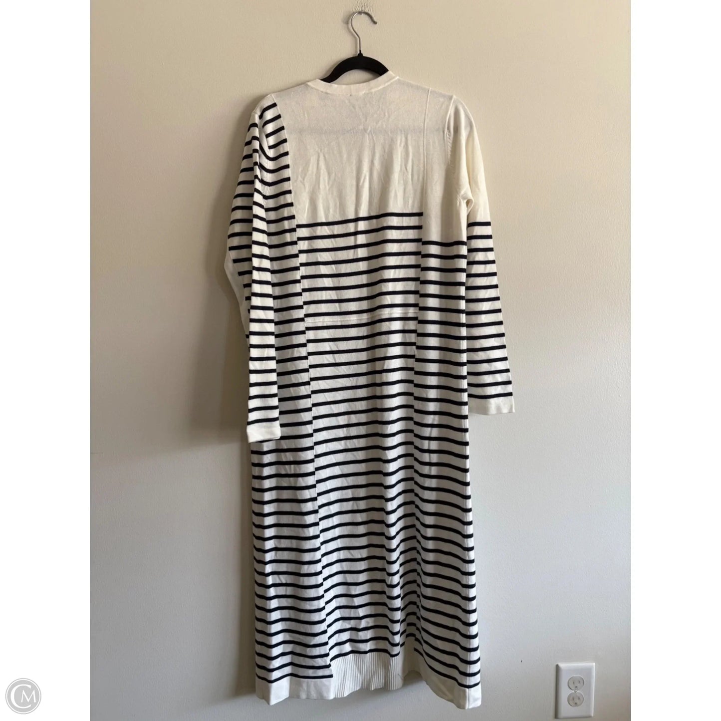 Sweater By Cabi In Striped Pattern, Size: L