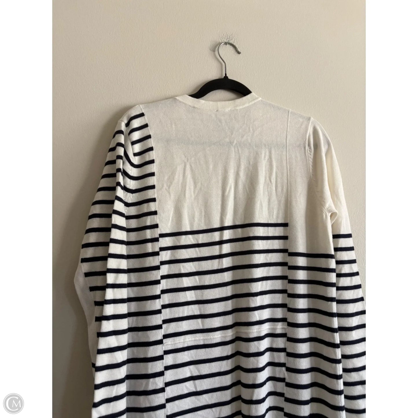 Sweater By Cabi In Striped Pattern, Size: L