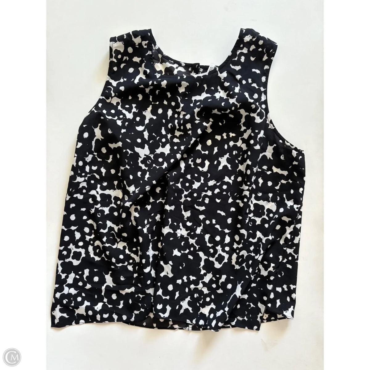 Blouse Sleeveless By Cabi In Black, Size: L