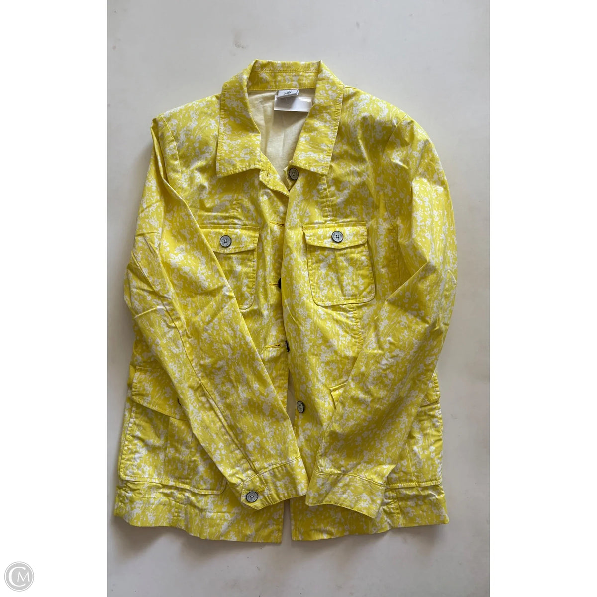 Jacket Other By Cabi In Yellow, Size: L