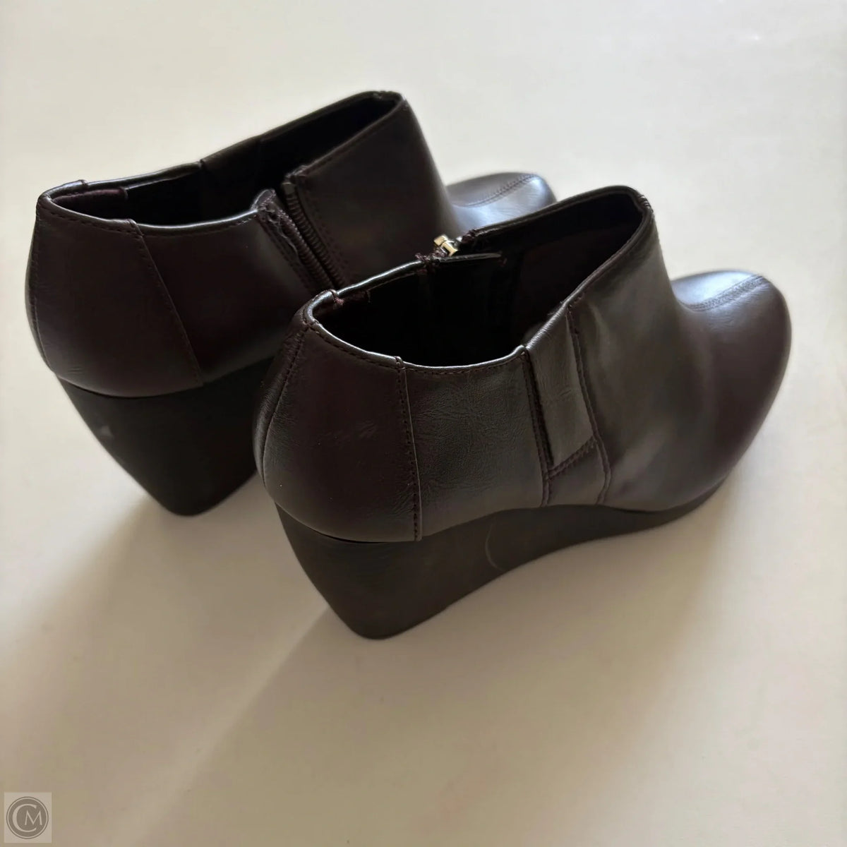 Boots Ankle Heels By Dr Scholls In Brown, Size: 8.5