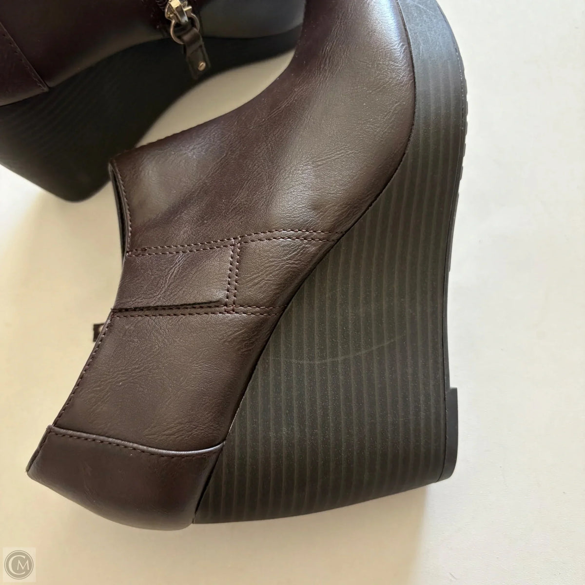 Boots Ankle Heels By Dr Scholls In Brown, Size: 8.5