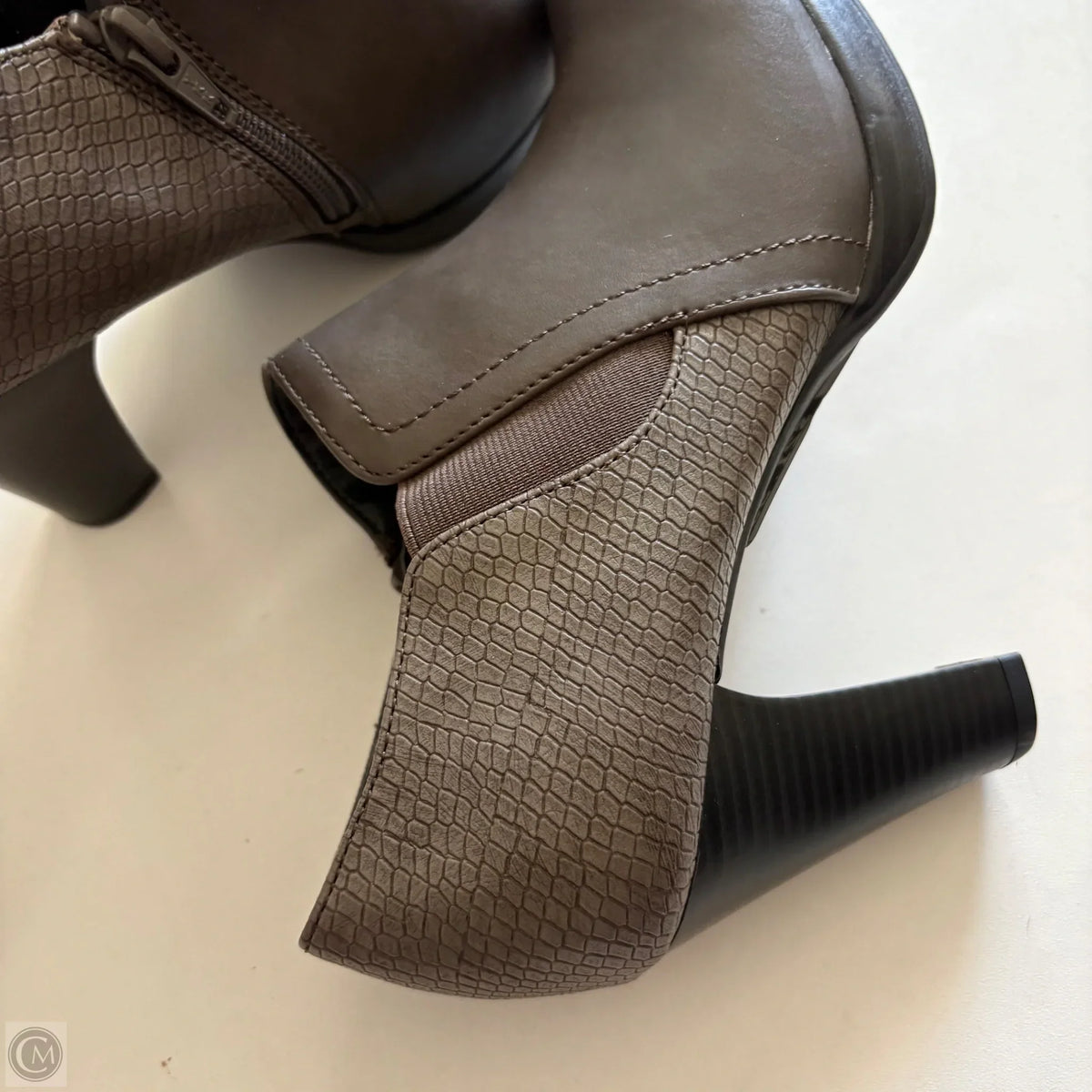 Boots Ankle Heels By Rialto In Brown, Size: 8