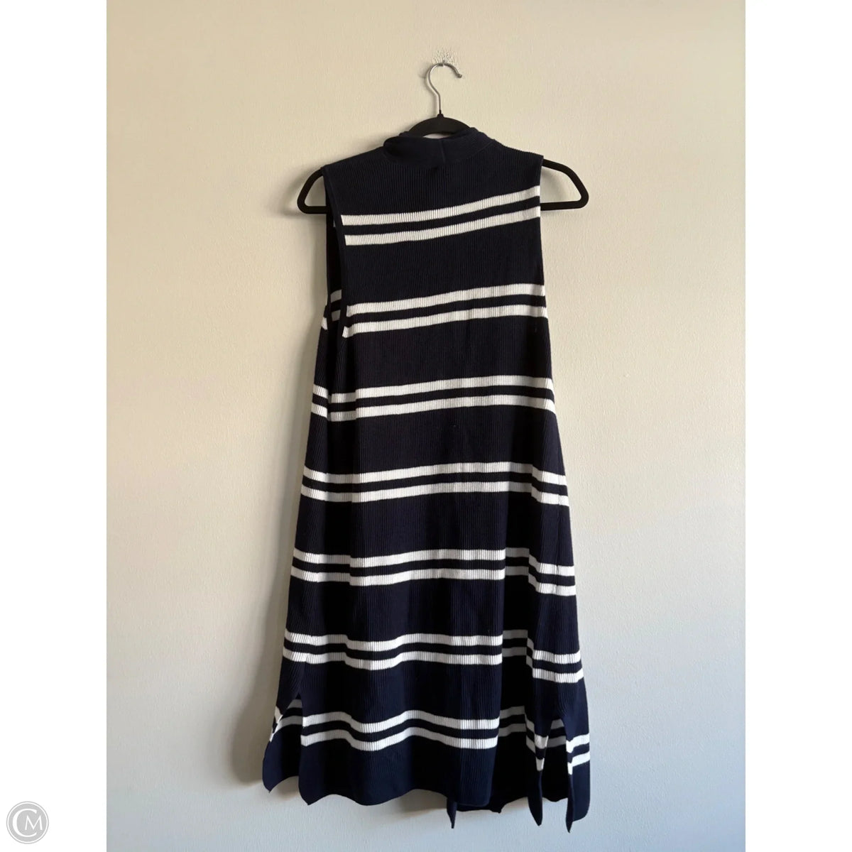 Sweater By Talbots In Striped Pattern, Size: L