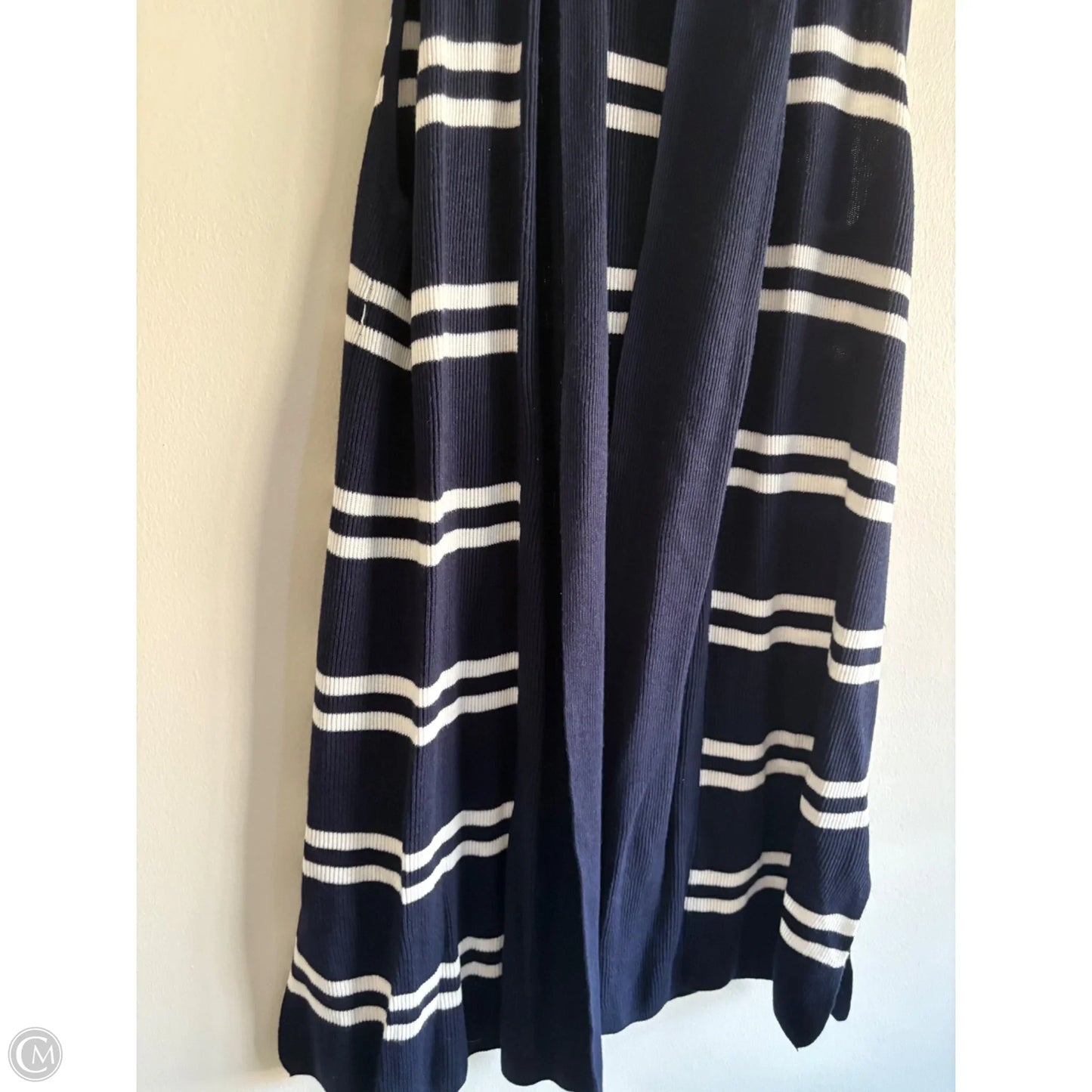 Sweater By Talbots In Striped Pattern, Size: L