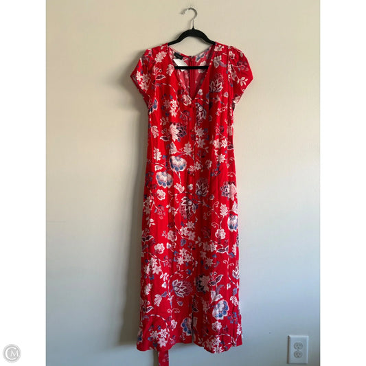Dress Work By Talbots In Red, Size: 16