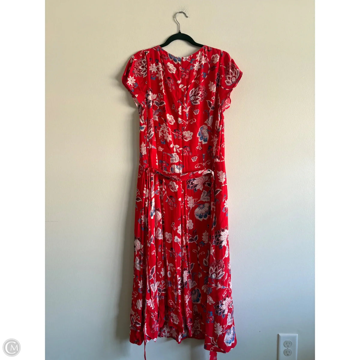 Dress Work By Talbots In Red, Size: 16