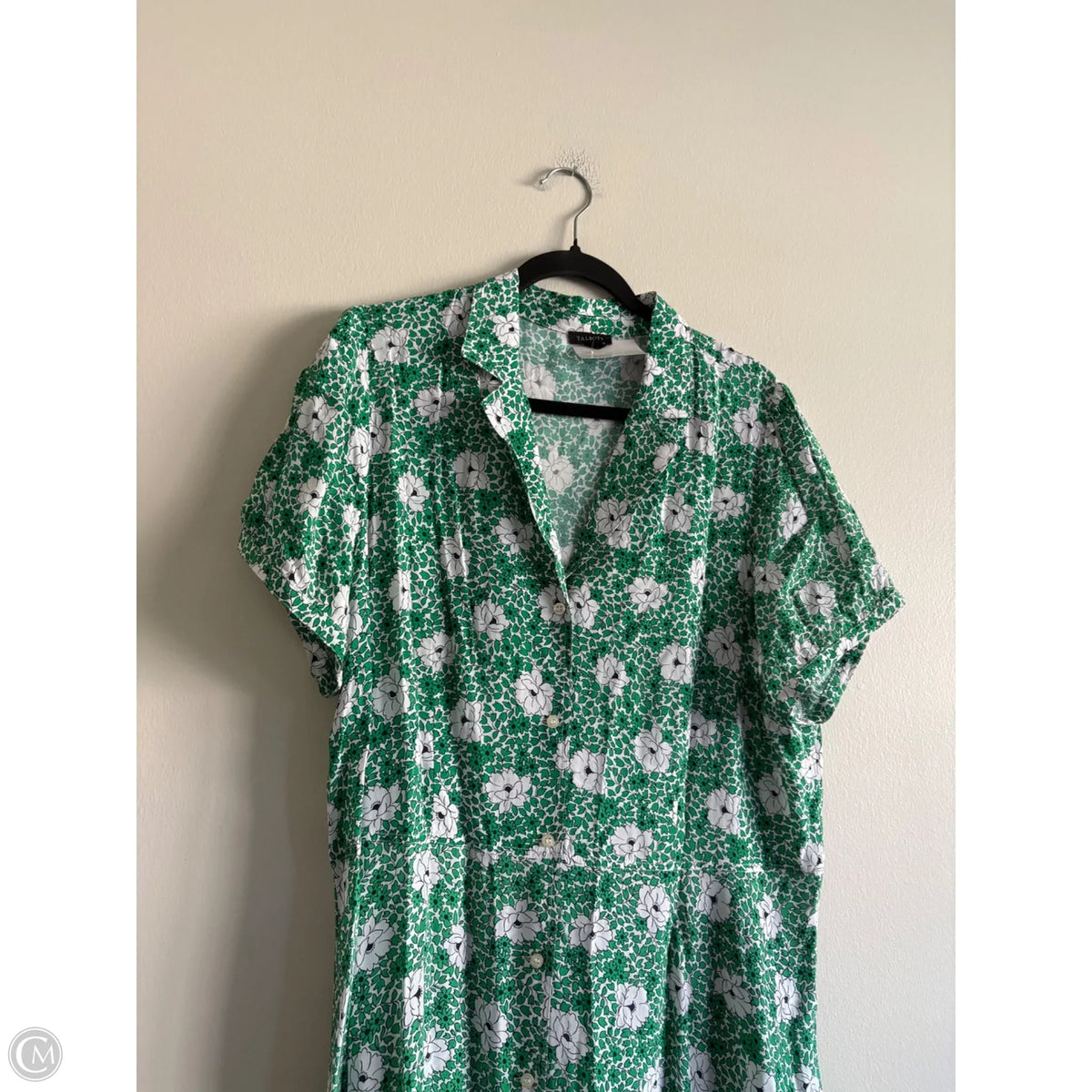 Dress Work By Talbots In Green, Size: 18