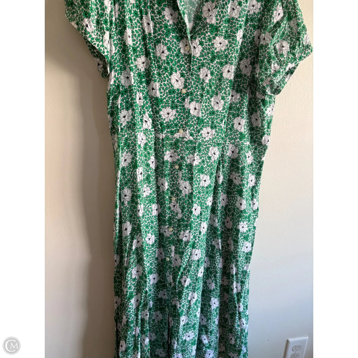 Dress Work By Talbots In Green, Size: 18