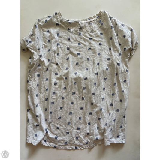 Top Short Sleeve By Sonoma In White, Size: 2x