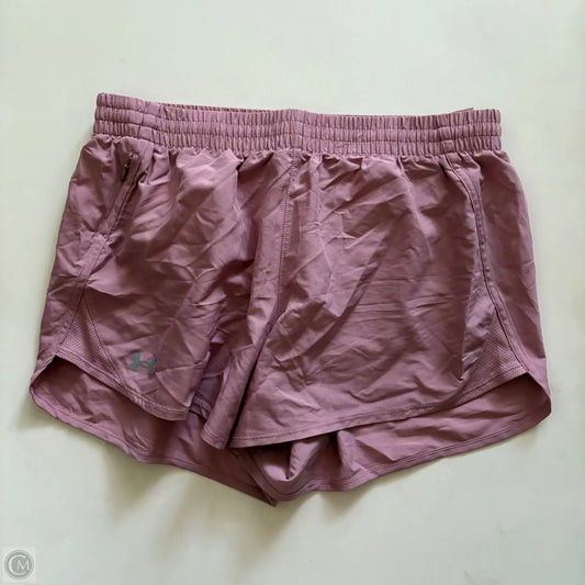 Athletic Shorts By Under Armour In Pink, Size: M