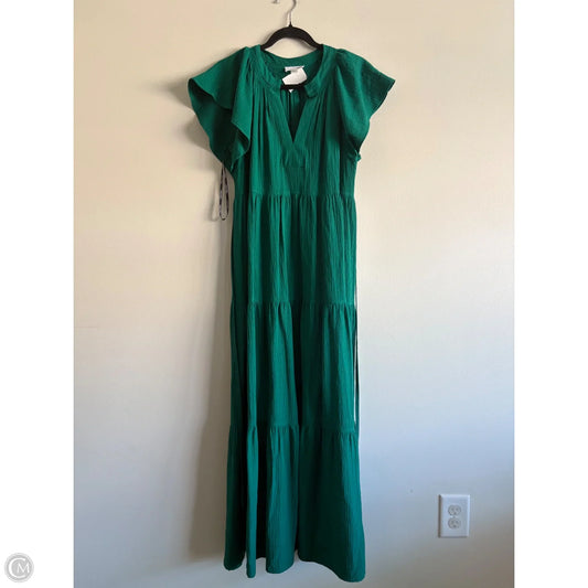Dress Casual Maxi By Calvin Klein In Green, Size: 8