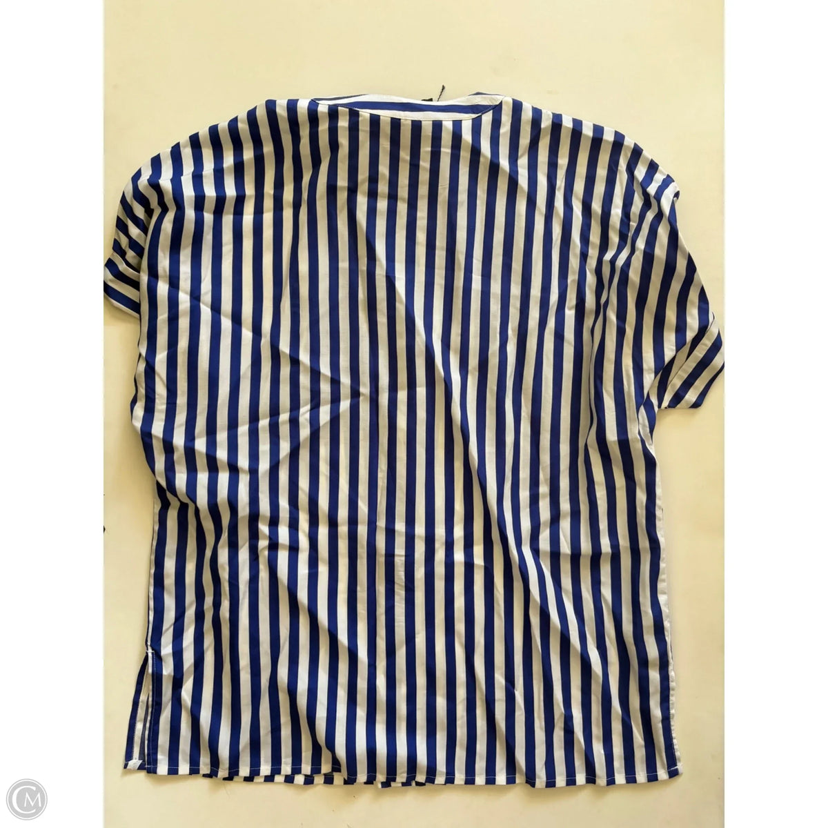Top Short Sleeve By Tommy Hilfiger In Striped Pattern, Size: S