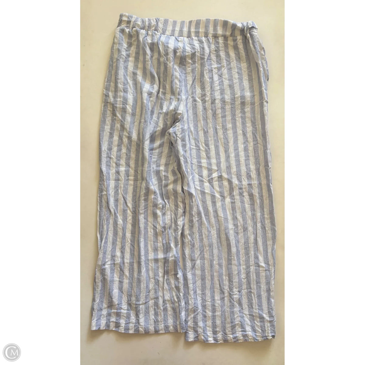 Pants Linen By Cupio In Striped Pattern, Size: M