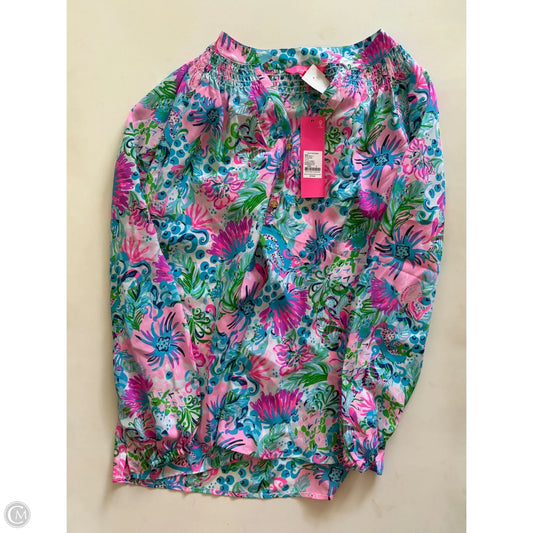 Blouse Designer By Lilly Pulitzer In Multi-colored, Size: S