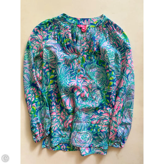 Blouse Designer By Lilly Pulitzer In Multi-colored, Size: Xxs