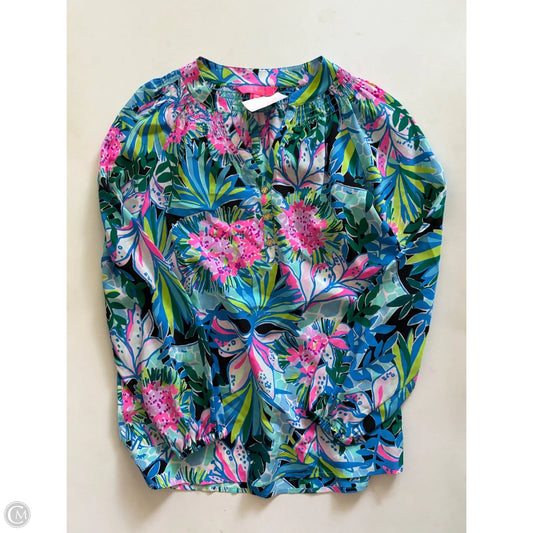 Blouse Designer By Lilly Pulitzer In Multi-colored, Size: Xxs