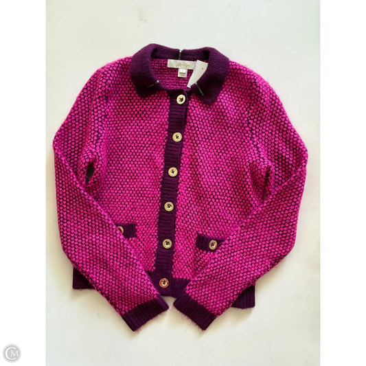 Sweater Cardigan Designer By Lilly Pulitzer In Pink, Size: S