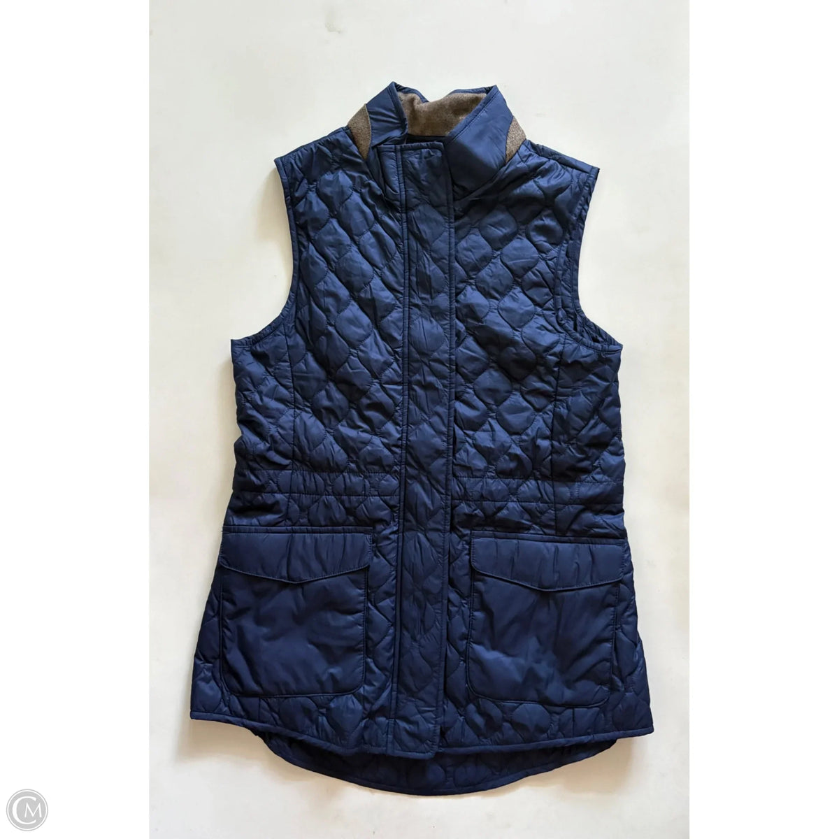 Vest Puffer & Quilted By Peter Millar In Navy, Size: S