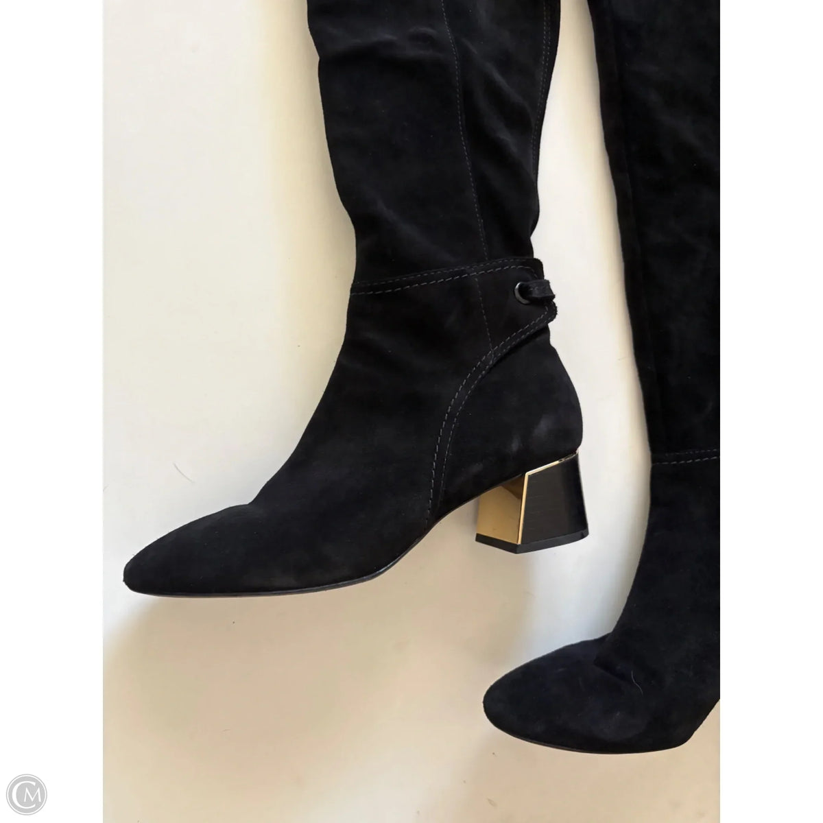 Boots Designer By Tory Burch In Black, Size: 9.5