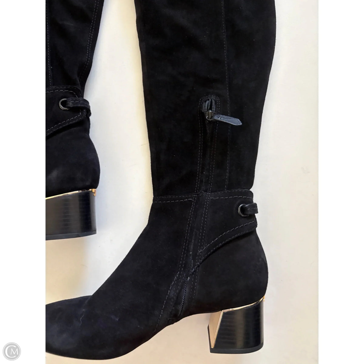 Boots Designer By Tory Burch In Black, Size: 9.5