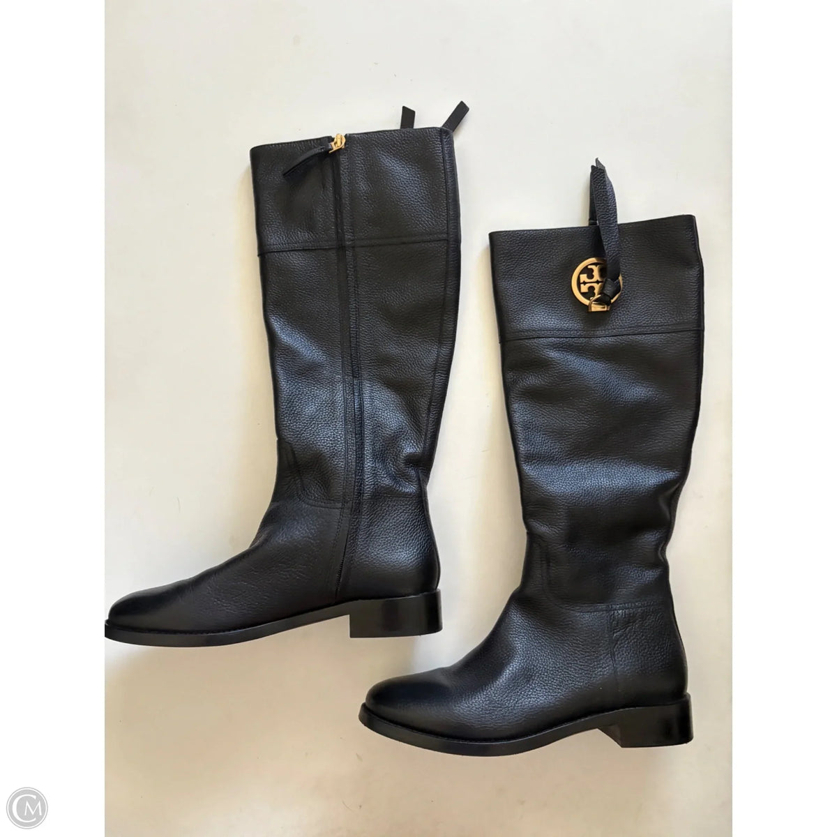 Boots Designer By Tory Burch In Black, Size: 9.5