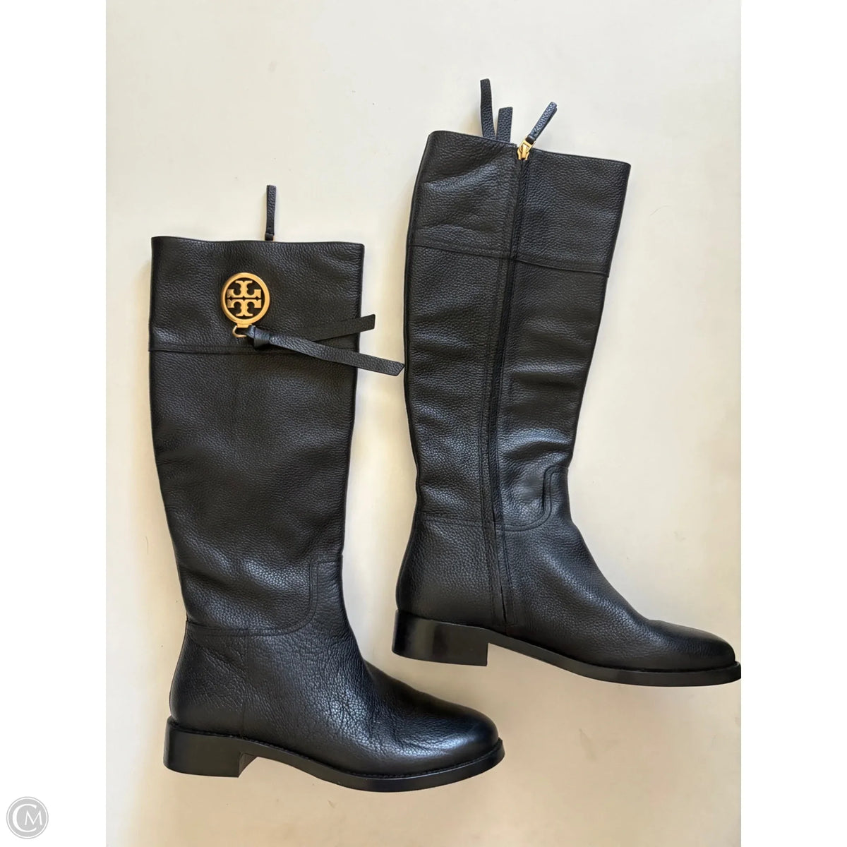 Boots Designer By Tory Burch In Black, Size: 9.5