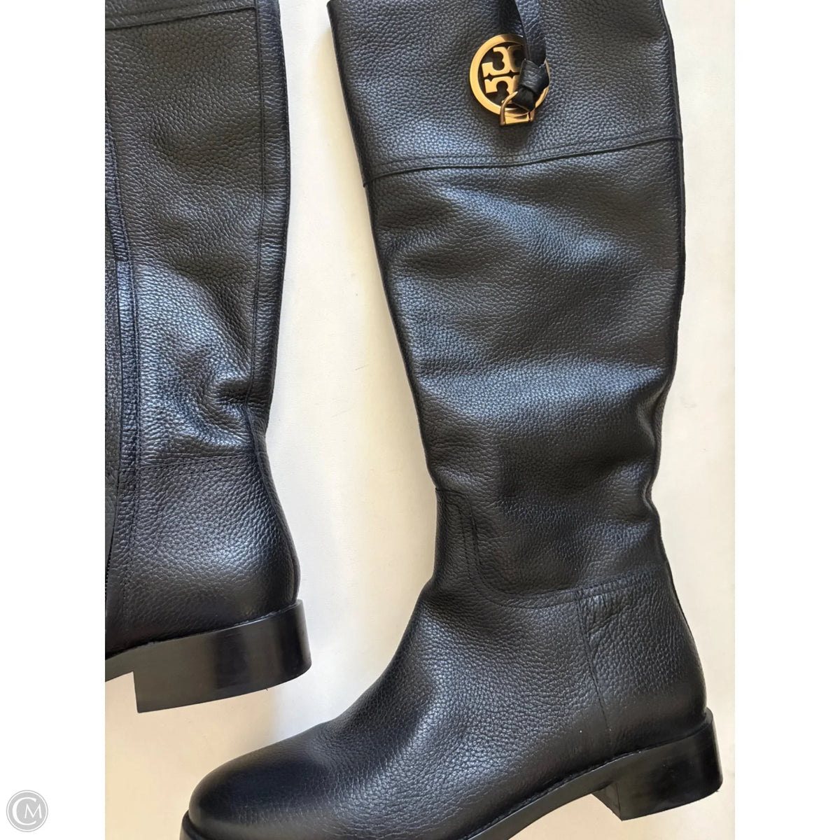 Boots Designer By Tory Burch In Black, Size: 9.5