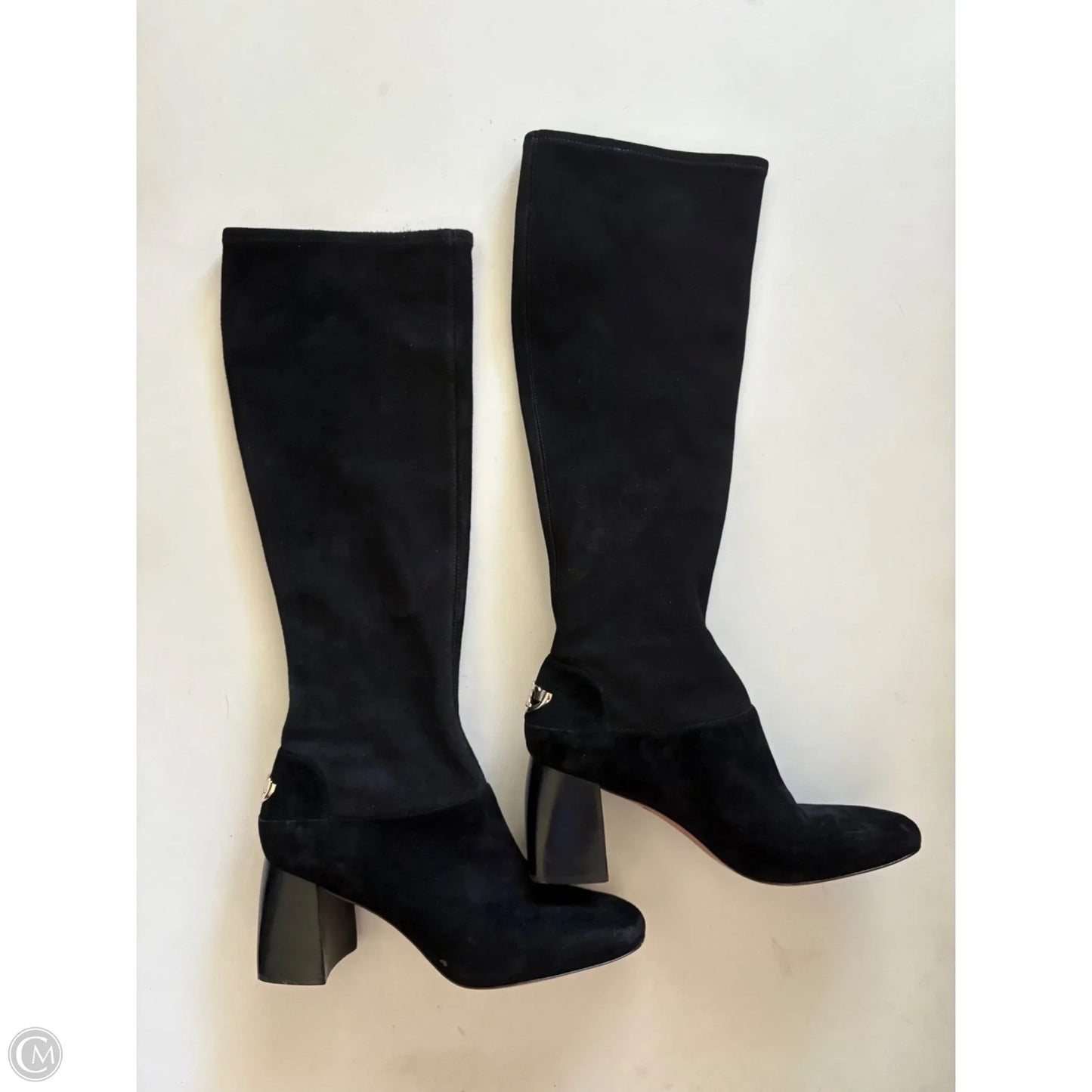 Boots Designer By Tory Burch In Black, Size: 9.5
